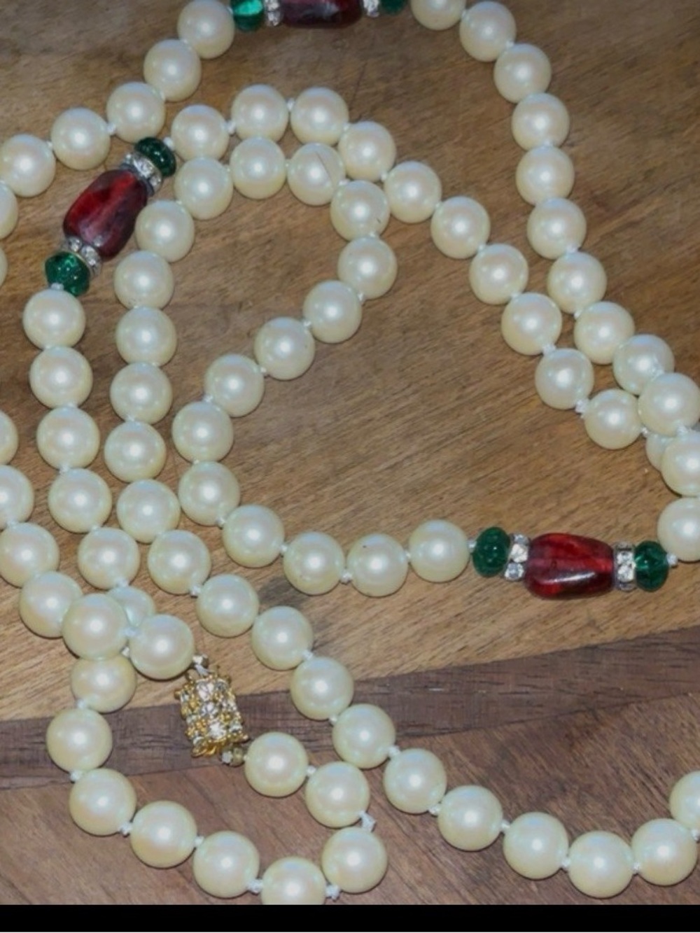 K. J. Lane vintage pearl necklace